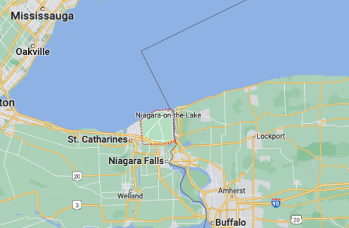 Niagara-on-the-lake Map of Niagara-on-the-lake