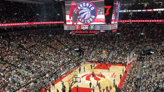 Un match des Raptors au Scotiabank Arena
