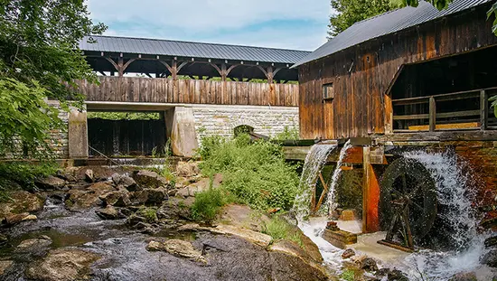 The exterior of O’Hara Mill Homestead 