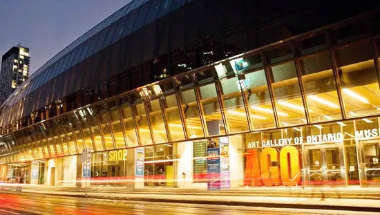 The entrance front of the Art Gallery of Ontario