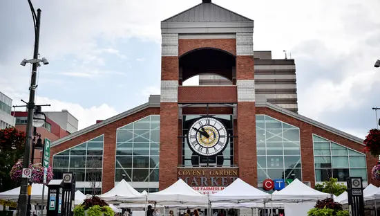 The exterior of the Covent Garden Market