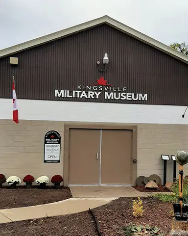 Front of the Kingsville Military Museum