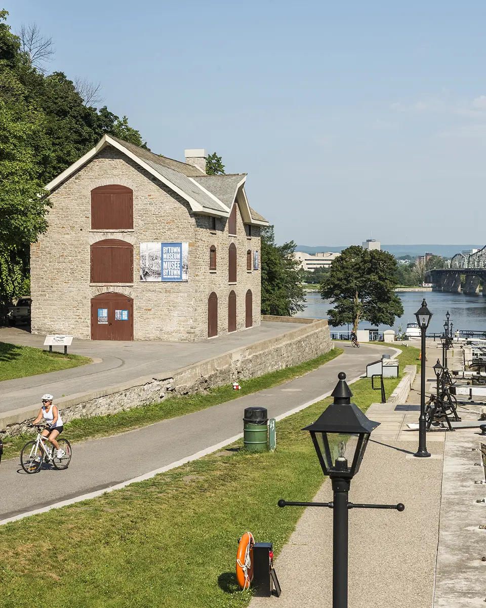 View of ByTown Museum and Rideau Canal