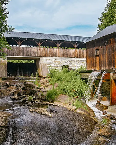 The exterior of O’Hara Mill Homestead 