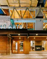 Exterior view of the Young Centre for the Performing Arts.