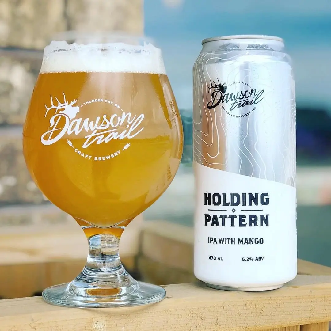 Un verre de bière rafraîchissant avec de la mousse à côté d'une canette de bière