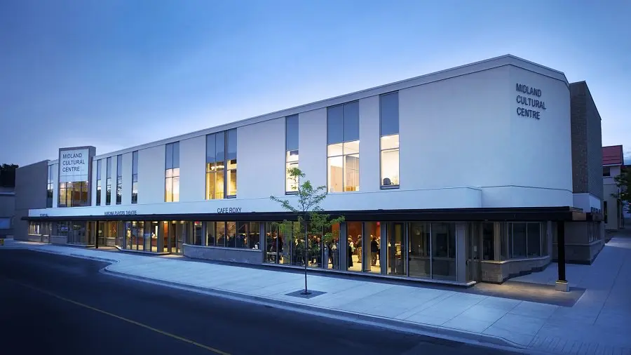 Devanture du Centre culturel de Midland