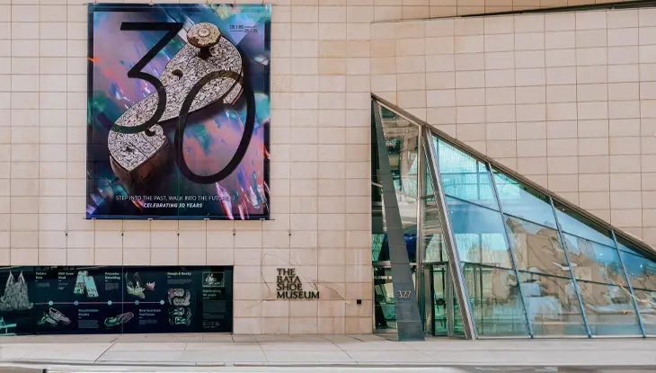 Exterior of The Bata Shoe Museum
