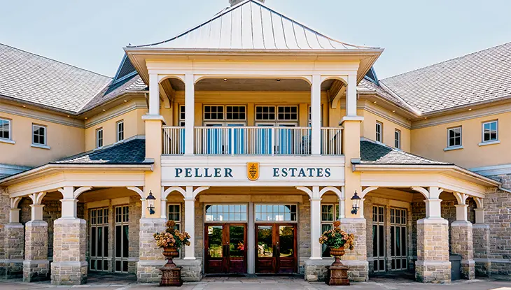 L'entrée principale de Peller Estates